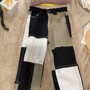 Patchwork jeans